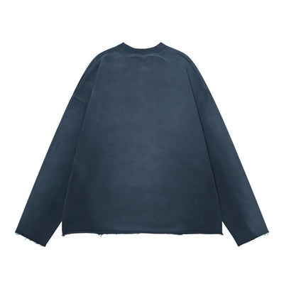'Flames of Desire' Deconstructed Sweatshirt