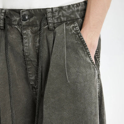 Garment Dyed Long Length Shorts