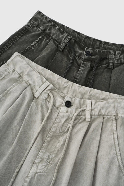 Garment Dyed Long Length Shorts