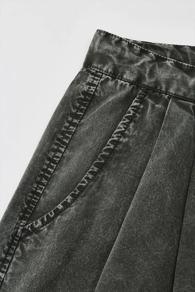 Garment Dyed Long Length Shorts