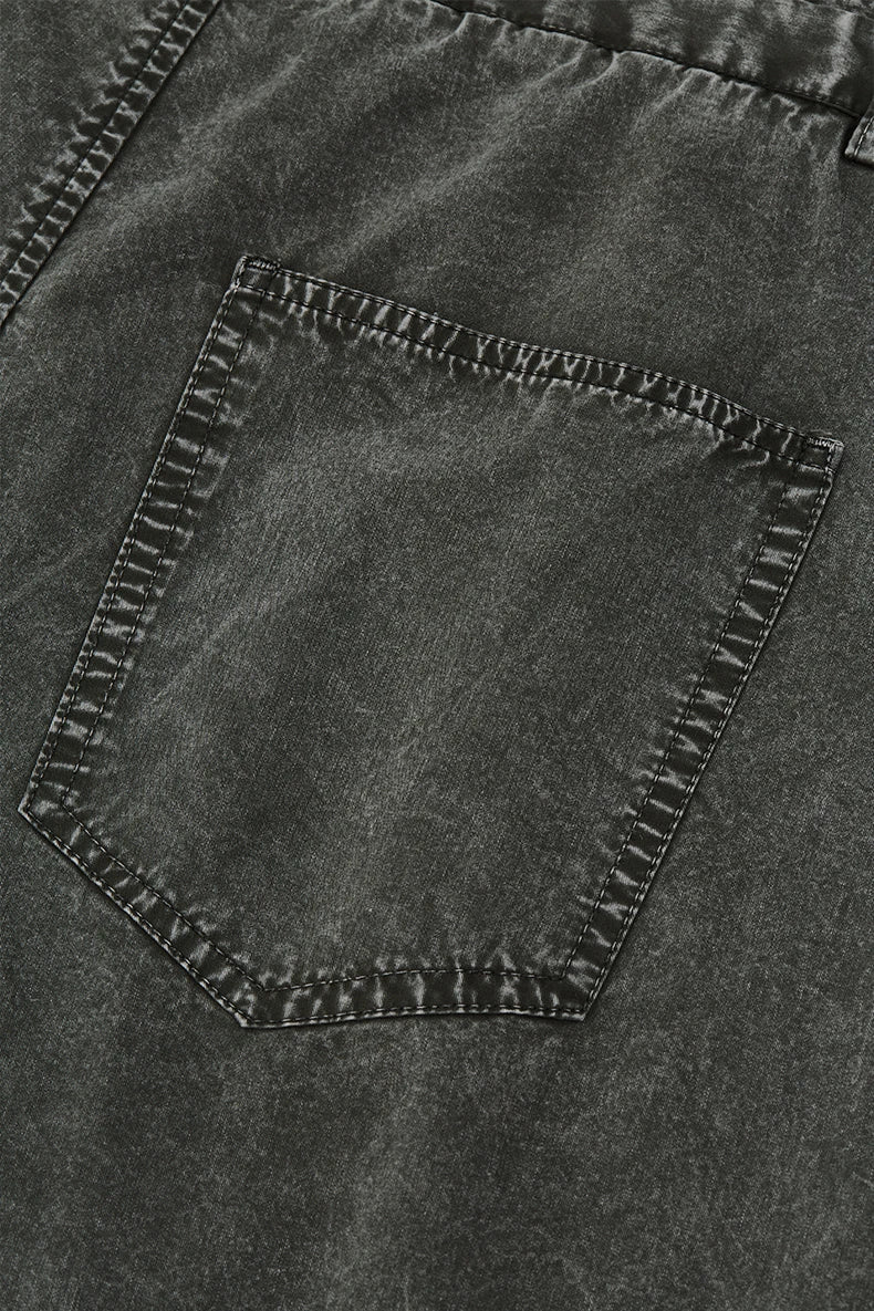 Garment Dyed Long Length Shorts