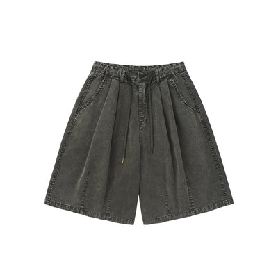Garment Dyed Long Length Shorts
