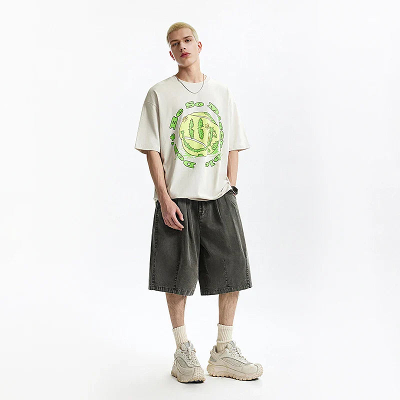 Garment Dyed Long Length Shorts