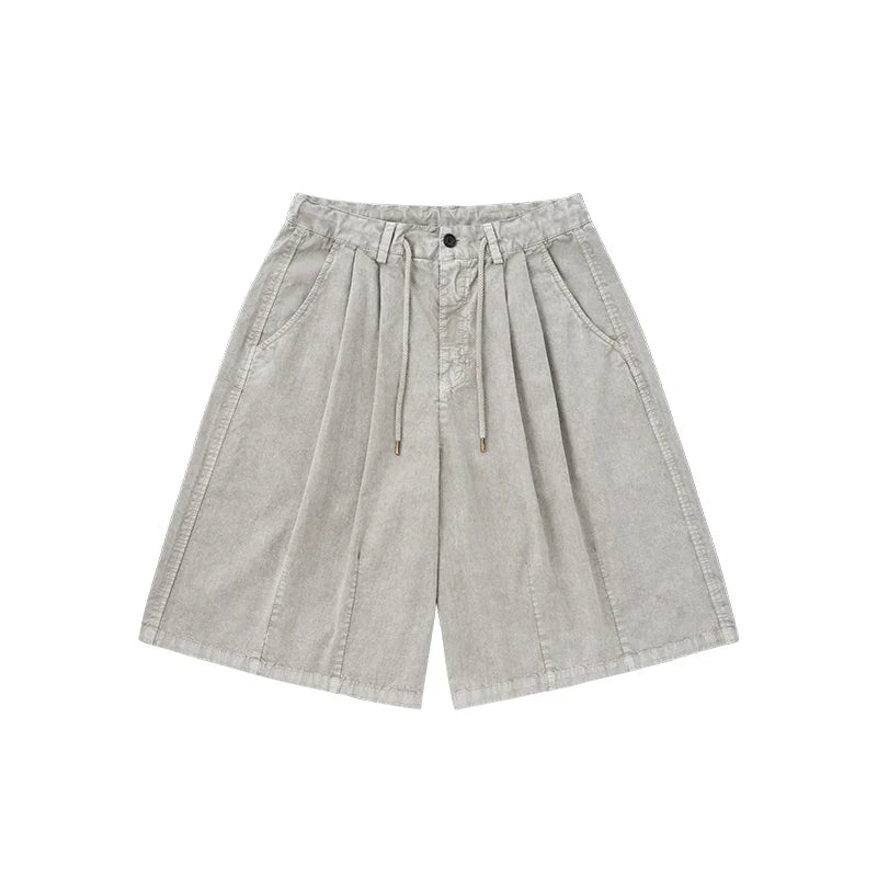 Garment Dyed Long Length Shorts