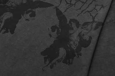 Gothic Angel Garment Dyed T-Shirt