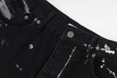 Graffiti Print Jeans