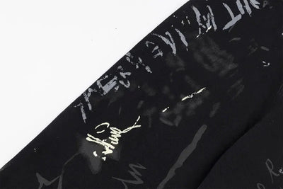 Graffiti Print Jeans