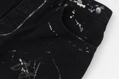 Graffiti Print Jeans