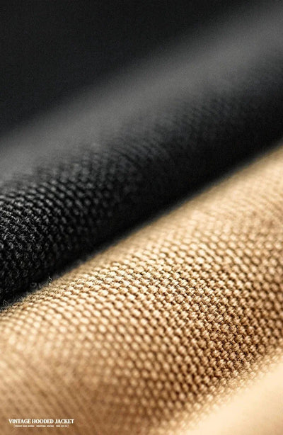 Hooded Workwear Canvas Jacket