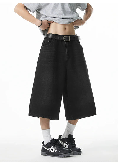 Long Length Vintage Wash Jorts
