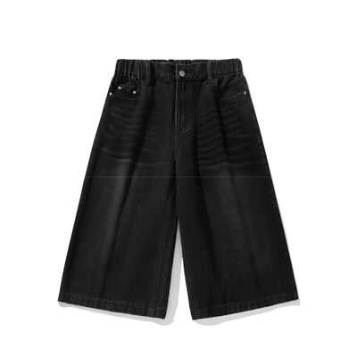 Long Length Vintage Wash Jorts