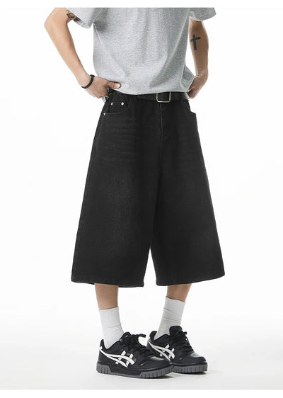 Long Length Vintage Wash Jorts