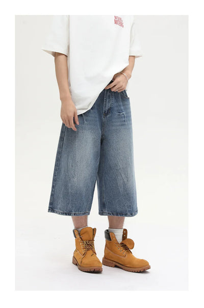 Long Length Y2K Wash Jorts