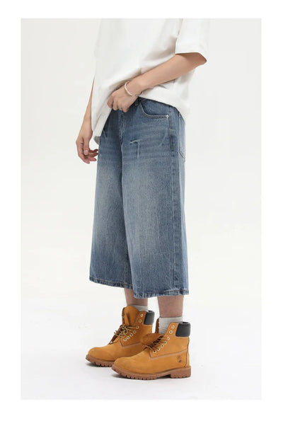 Long Length Y2K Wash Jorts