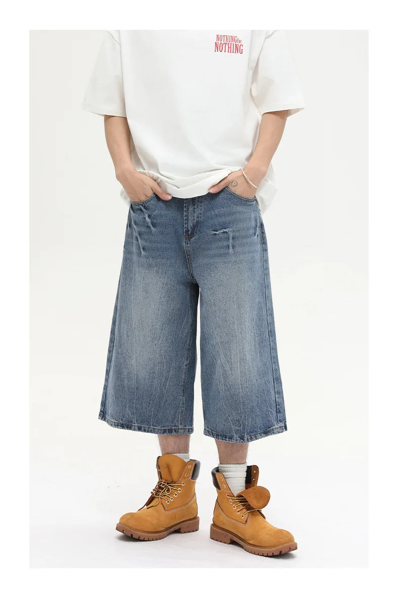 Long Length Y2K Wash Jorts