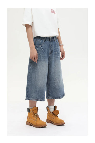 Long Length Y2K Wash Jorts