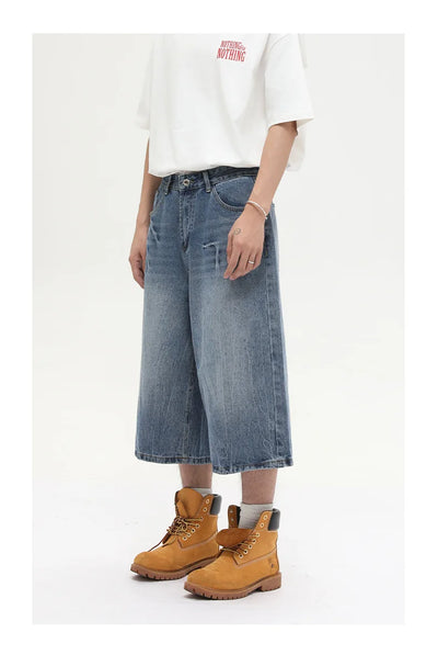 Long Length Y2K Wash Jorts