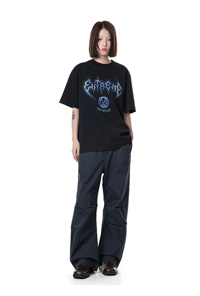 MADE EXTREME Studded Metal Logo T-Shirt