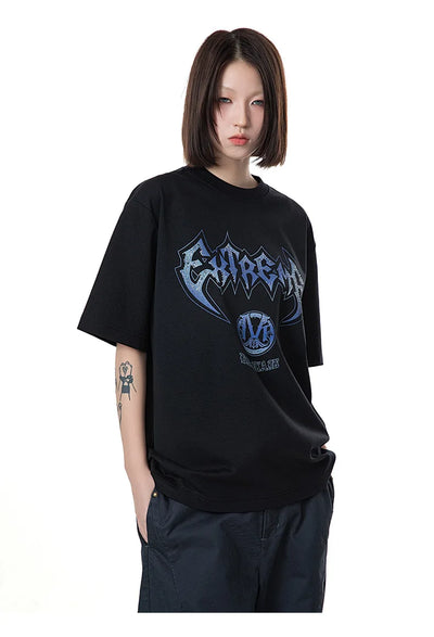 MADE EXTREME Studded Metal Logo T-Shirt
