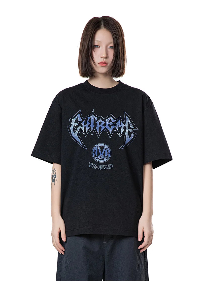 MADE EXTREME Studded Metal Logo T-Shirt