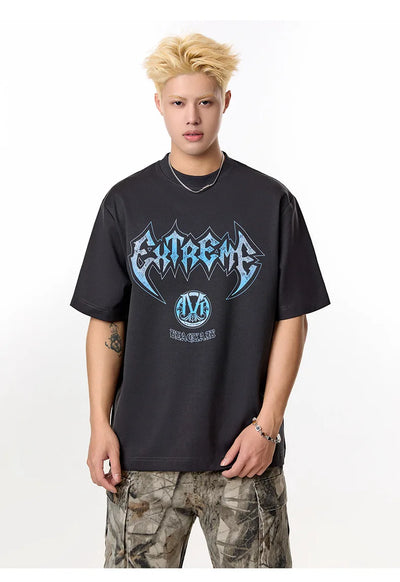 MADE EXTREME Studded Metal Logo T-Shirt