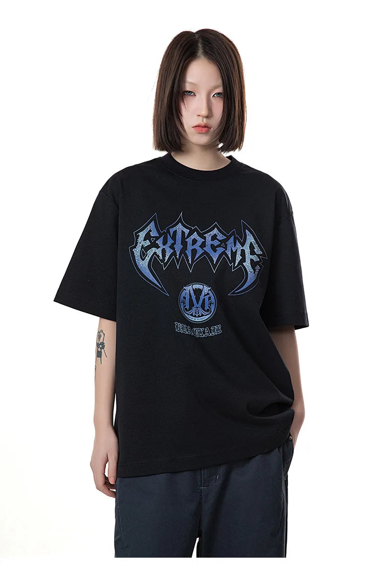 MADE EXTREME Studded Metal Logo T-Shirt