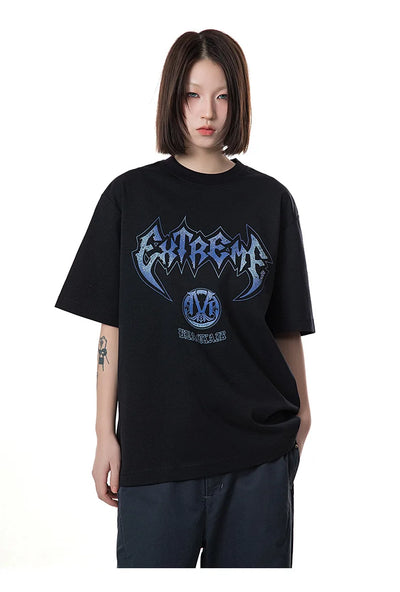 MADE EXTREME Studded Metal Logo T-Shirt