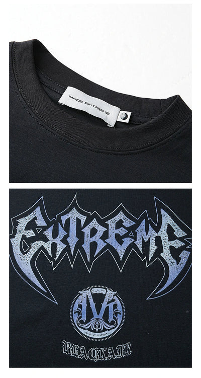 MADE EXTREME Studded Metal Logo T-Shirt