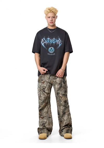 MADE EXTREME Studded Metal Logo T-Shirt