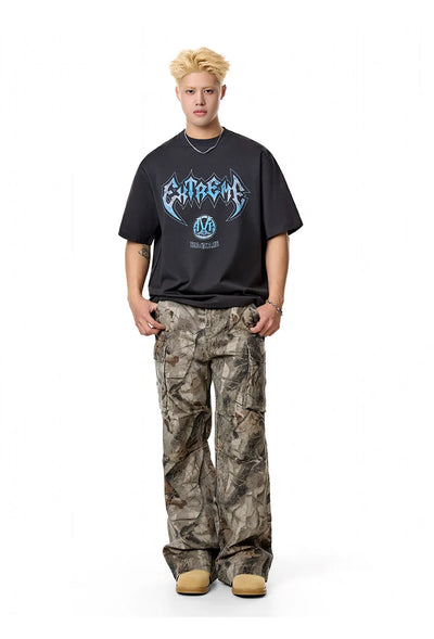 MADE EXTREME Studded Metal Logo T-Shirt