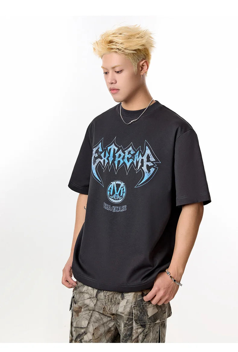 MADE EXTREME Studded Metal Logo T-Shirt
