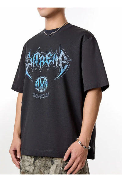 MADE EXTREME Studded Metal Logo T-Shirt