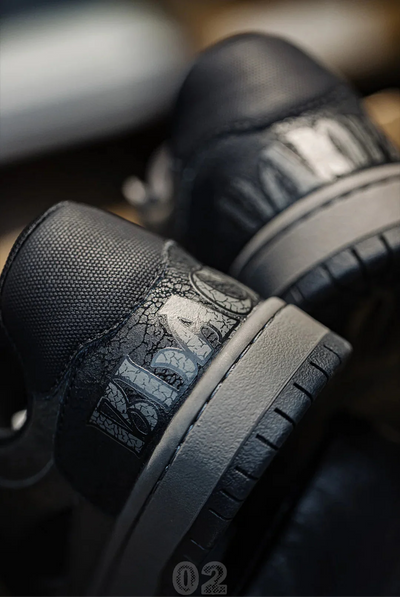 MADEN Black Mamba Skate Sneakers