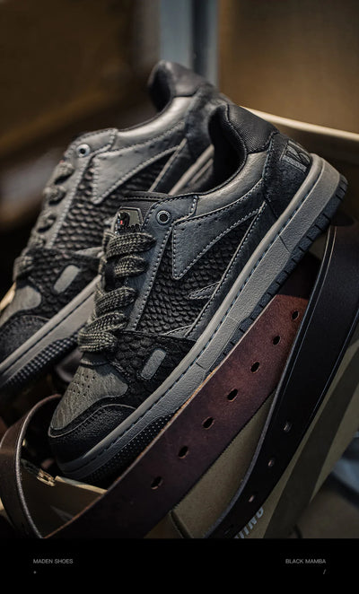 MADEN Black Mamba Skate Sneakers