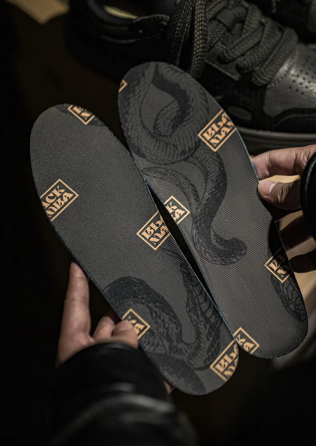 MADEN Black Mamba Skate Sneakers
