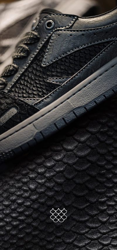 MADEN Black Mamba Skate Sneakers