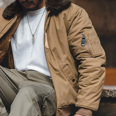 MADEN Vintage Style B15 Bomber Jacket
