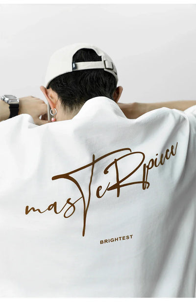 'Masterpiece' Drop Sleeve T-Shirt