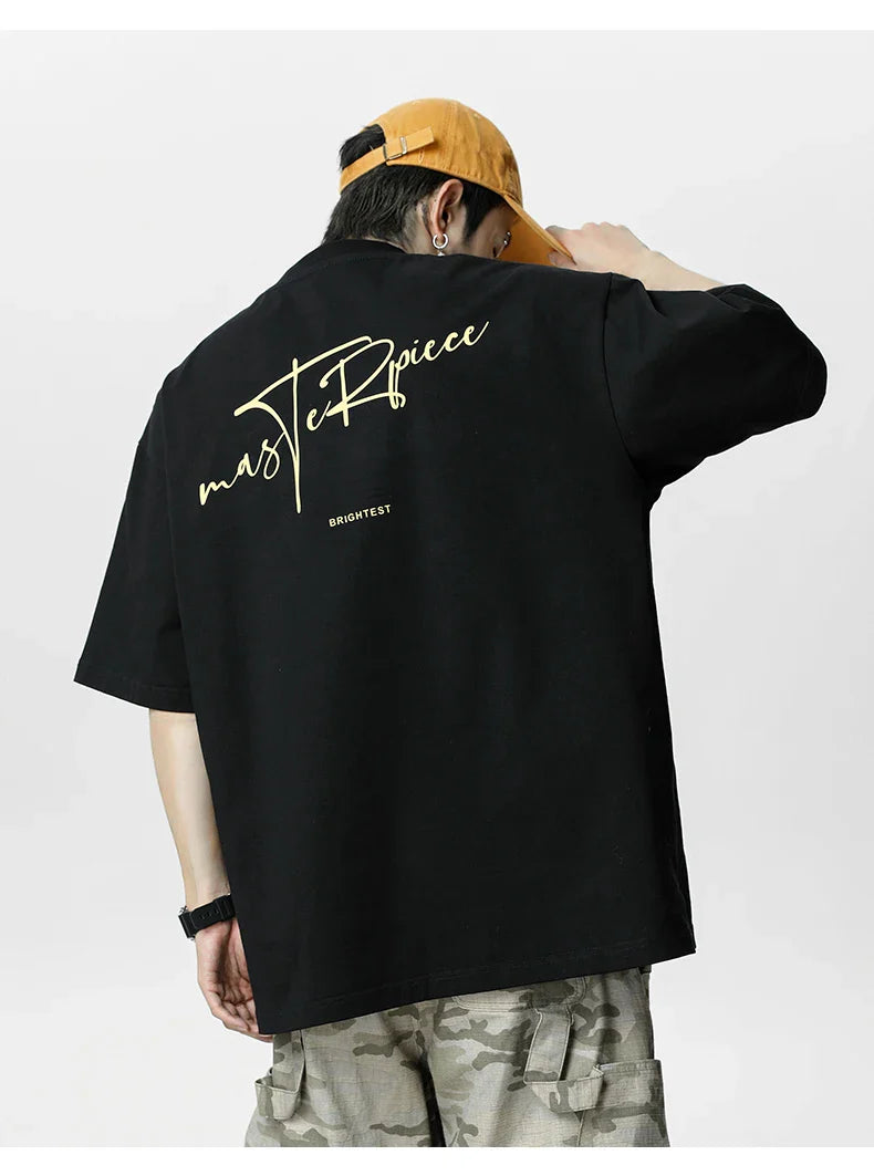 'Masterpiece' Drop Sleeve T-Shirt