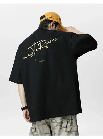 'Masterpiece' Drop Sleeve T-Shirt