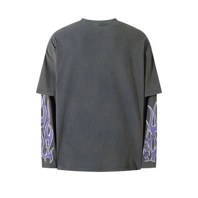 McCann '88 Flames' Mock Layer T-Shirt