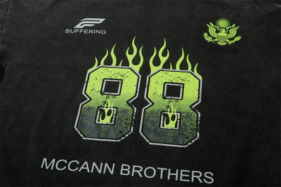 McCann '88 Flames' Mock Layer T-Shirt