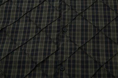 Mock Layer Textured Check Shirt