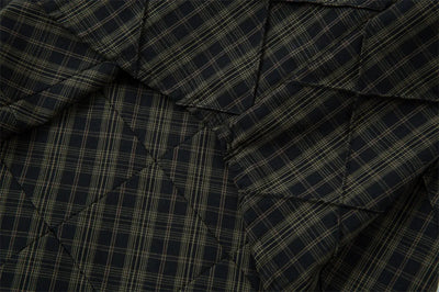 Mock Layer Textured Check Shirt