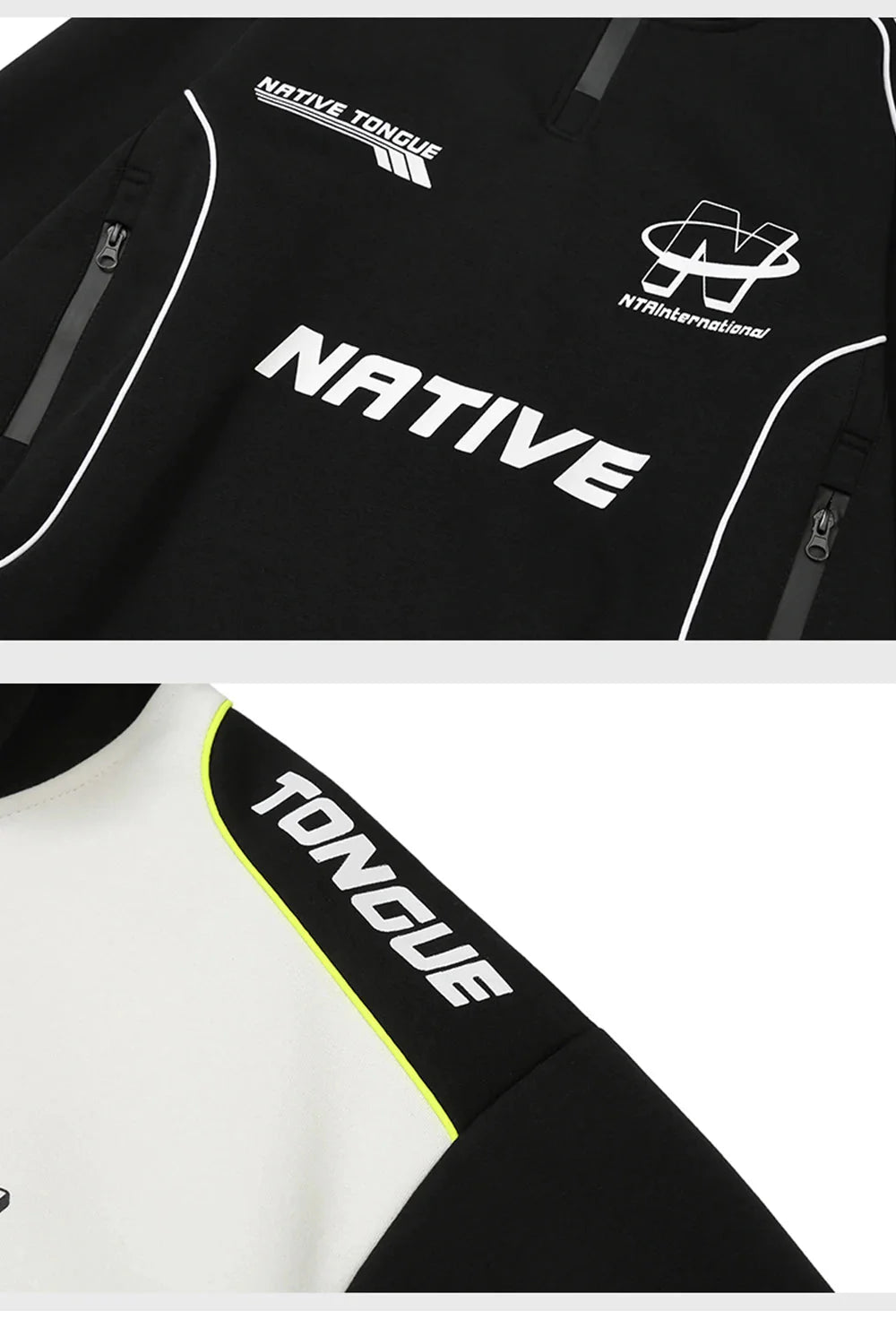 'Native' 1/4 Zip Sweatshirt