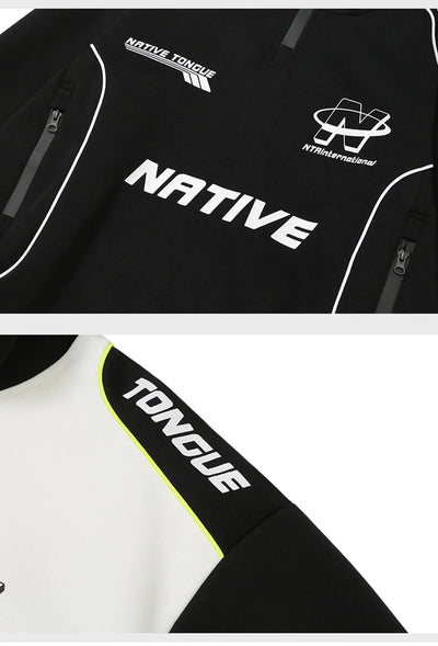 'Native' 1/4 Zip Sweatshirt