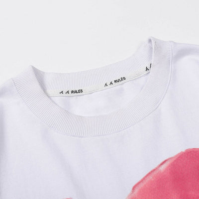 'Nightmare Heart' Acid Washed Graphic Print T-Shirt