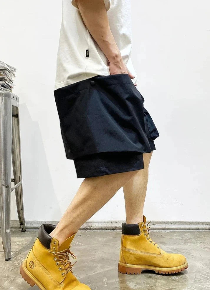 Oversized Pocket Cargo Shorts