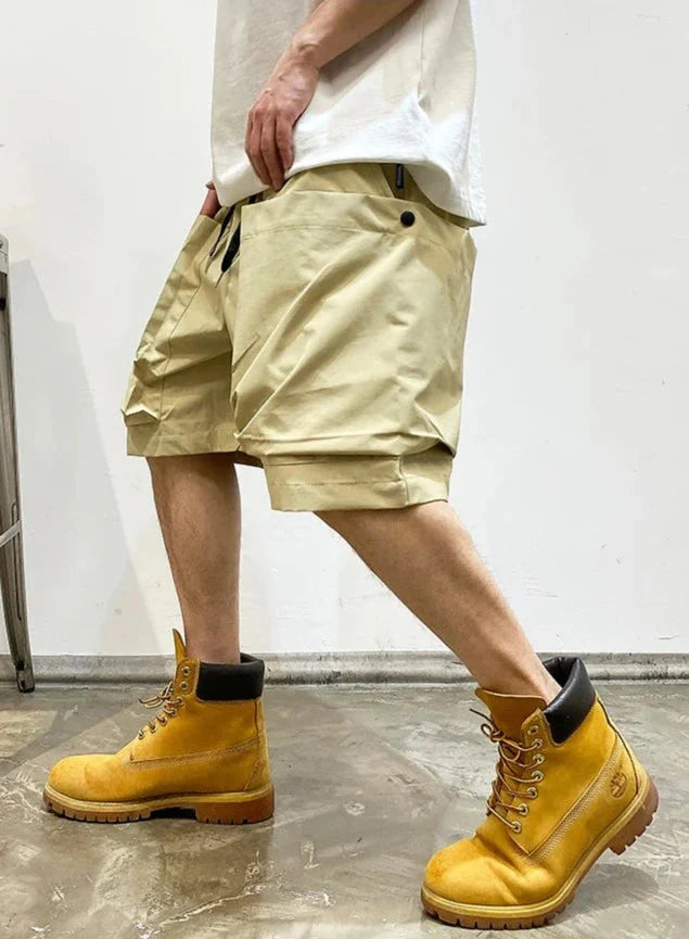 Oversized Pocket Cargo Shorts