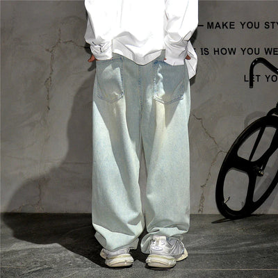 Pale Blue Baggy Jeans